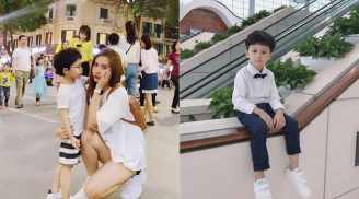 Con trai Huyền Lizzie đúng chuẩn ''soái ca nhí'' với những biểu cảm không thể đáng yêu hơn
