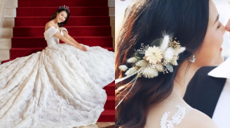 MC Hoàng Oanh hé lộ ảnh cưới đẹp hút mắt nhưng nhất quyết giấu mặt chú rể
