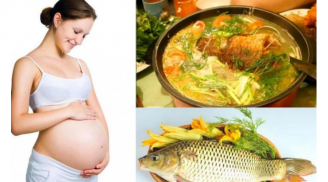 Bà bầu ăn cá chép giúp an thai khỏe mạnh, thai nhi tăng cân ầm ầm trong bụng