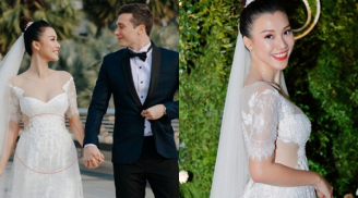 Lộ vòng 2 to bất thường, Á hậu Hoàng Oanh vướng nghi vấn mang bầu