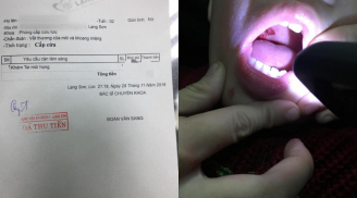 Bé gái 2 tuổi bị điện giật rách khoang miệng vì ngậm dây sạc điện thoại
