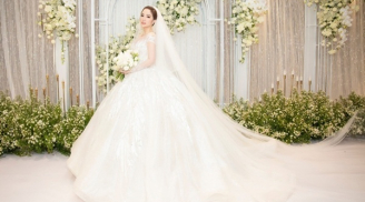 Điểm danh những bộ váy cưới lộng lẫy xa hoa nhất 2019 của dàn sao Việt