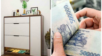 Đặt tủ giày nhớ làm theo 3 nguyên tắc này đánh thức tài lộc trong nhà, gia chủ bình an sung túc