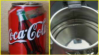 Đổ nửa lon coca vào ấm siêu tốc rồi đun sôi, kết quả sẽ khiến chị em 'giật mình'
