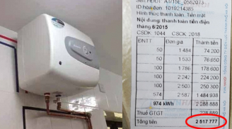 Tiền điện tăng chóng mặt vì dùng bình nóng lạnh kiểu này, 10 nhà thì 9 nhà mắc phải