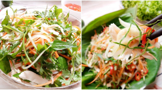 Bật mí công thức làm nộm gà xé phay giúp giữ dáng đẹp da, thanh nhiệt giải độc