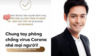 Bị 'gọi tên' làm từ thiện chống dịch, MC Phan Anh nhanh chóng ủng hộ nhưng lại giấu số tiền gây tò mò