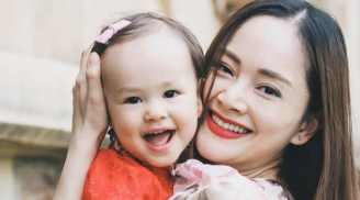 Lan Phương tự hào khoe con gái mới 22 tháng tuổi đã biết hết mặt chữ cái và thích giúp mẹ việc nhà