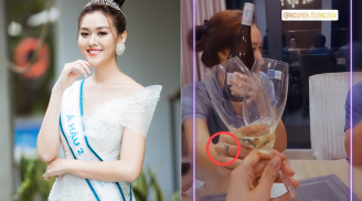 Á hậu Tường San vô tình để lộ chiếc nhẫn ở ngón áp út, rộ nghi vấn đã bí mật kết hôn