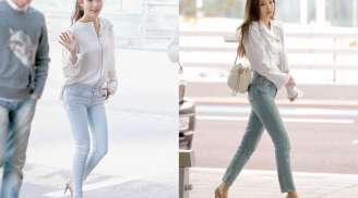 Học hỏi cách mix đồ với skinny jean vừa đẹp vừa hack dáng của sao Hàn