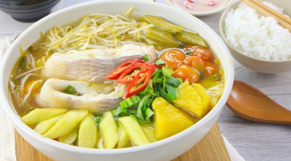 Trời chuyển lạnh, mẹ nấu canh chua cá diêu hồng cả nhà thi nhau chan húp