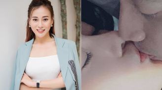 Phương Oanh lần đầu để lộ diện mạo bạn trai qua bức ảnh khóa môi vô cùng ngọt ngào