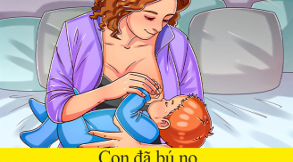 Muốn biết con đã bú no hay chưa, mẹ chỉ cần nhìn vào đúng một điểm là đủ
