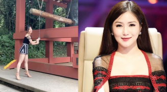 Mặc váy ngắn lên chùa, Hương Tràm bị chỉ trích phản cảm