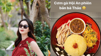 Sắp đến ngày lâm bồn, Đặng Thu Thảo vẫn đích thân vào bếp nấu ăn cho chồng con khéo léo thế này