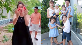 Bà xã Lý Hải - Minh Hà lộ vòng 2 lớn bất thường, vướng nghi vấn mang bầu lần 5