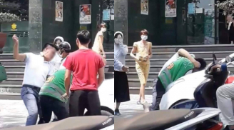Lùi xe trúng shipper, nam tài xế ô tô hung hăng lao vào đánh người