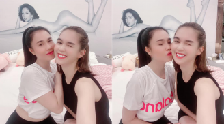 Ngọc Trinh và chị gái hiếm hoi chung khung hình, nhưng tâm điểm gây chú ý lại là bức ảnh phía sau