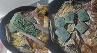 Trổ tài làm món trứng rán lá mơ, cô gái cho ra thành phẩm làm ai cũng 'đứng hình'
