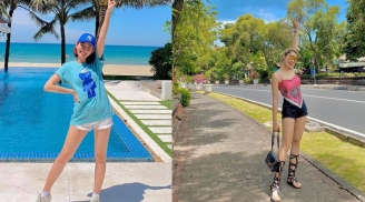 Thúy Ngân lăng xê style “hack tuổi” khoe chân thon bằng items cực đơn giản