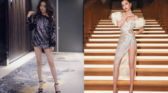 Bích Phương và váy ngắn lấp lánh chính là 'trời sinh một cặp'