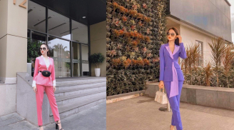 Cứ mặc váy là bị chê gầy, Hương Giang chỉ cần trung thành với vest thôi là chuẩn chỉnh lắm rồi