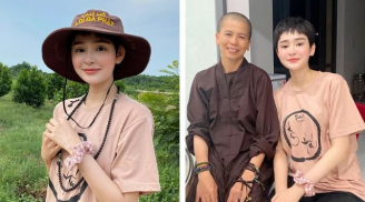 Rời xa trốn thị phi showbiz, Hiền Hồ thành tâm đi theo đạo Phật
