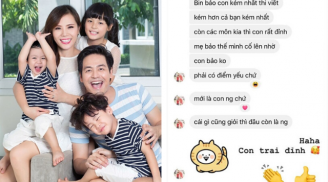Không la mắng khi con bị điểm kém, vợ chồng MC Phan Anh có cách dạy cực kỳ văn minh