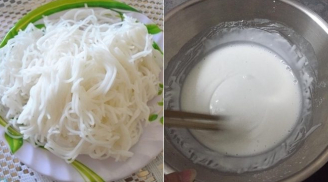 Mách chị em 3 cách đơn giản nhất để kiểm tra bún có nhiễm hàn the, hóa chất hay không