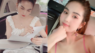 Ngọc Trinh hé lộ thu nhập khủng 4 tỷ/ngày, phải tranh thủ làm việc cả trên xế hộp vì quá bận