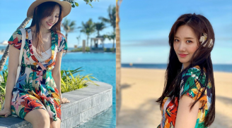 Dưới ống kính của ông xã, Hari Won khoe sắc trong nắng hè với vẻ đẹp dịu dàng khó rời mắt
