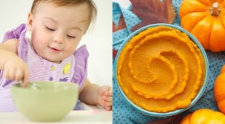 Những món ăn dặm thơm ngon, hấp từ bí đỏ: Bé ăn thun thút, tăng cân 'vù vù'