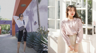 Nắng nóng 39 độ cũng chẳng xi nhê gì nếu bạn chọn các set đồ với áo oversized sau đây