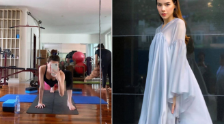 Mang bầu 5 tháng, Hà Hồ gây sốc khi vẫn thực hiện động tác yoga cực khó một cách nhẹ nhàng