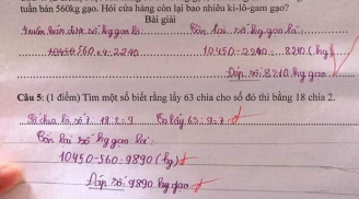 Mạng xã hội đau đầu tranh cãi khi học sinh làm đúng kết quả bài toán, giáo viên cho là sai