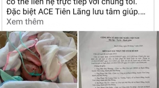 Một bé sơ sinh bị bỏ rơi tại cổng chùa