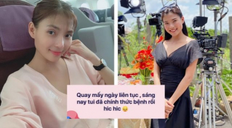 Thúy Diễm làm việc quá sức đến đổ bệnh khiến fan và đồng nghiệp vô cùng lo lắng