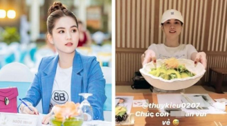 Sở hữu cả tiền tài và nhan sắc, Ngọc Trinh vẫn không ngại ngần bưng thức ăn cho người giúp việc