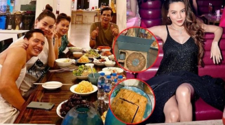 Bà bầu Hồ Ngọc Hà liên tục được biếu thực phẩm bổ dưỡng ở những tháng cuối thai kỳ
