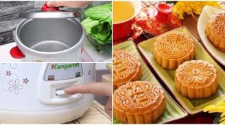 Chẳng cần lò nướng bạn vẫn làm được bánh trung thu tại nhà theo cách này, bánh chín ruộm thơm phức ai cũng thích