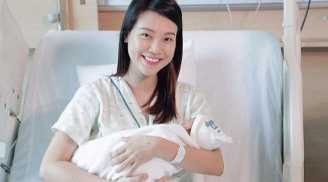 MC Hoàng Oanh cuối cùng đã chịu công khai khoảnh khắc vượt cạn không có ông xã bên cạnh, sinh sớm trước 1 tháng