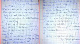 Thư con gái lớp 3 gửi cha đi chống dịch: 'Ba hãy chăm sóc mọi người tốt... Chúng con yêu ba nhiều'