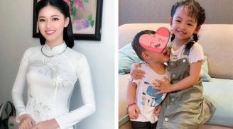 Mới ngày nào còn 'đỏ hỏn', quý tử nhà Á hậu Thanh Tú gây bất ngờ với diện mạo cao lớn phổng phao