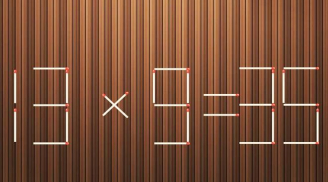 Thử tài IQ: Làm thế nào để phép tính 13 x 9 = 35 thành đúng?