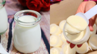 Mách mẹ cách làm sữa chua phô mai sánh mịn, béo ngậy ngay tại nhà, bé nào cũng thích