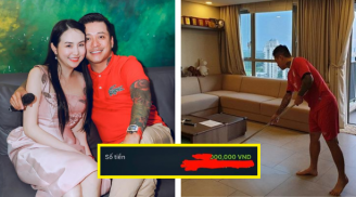 Nghỉ hát ở nhà chăm con, Tuấn Hưng “hí hửng” được vợ 'phát lương' lên đến 8 số 0 để chi tiêu