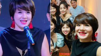 Hiếm hoi khoe ảnh bên đàn em VTV, MC Diễm Quỳnh gây bão với nhan sắc 'bất chấp thời gian'