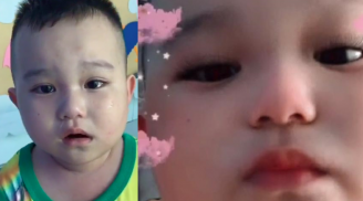 Khi đam mê chụp ảnh nhưng lại đang khóc dở, cậu bé có màn 'quay xe' không thể nhịn cười