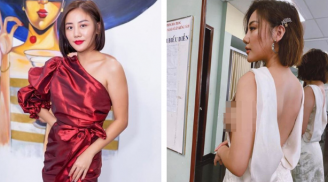 Bao lần mắc lỗi quần áo, Văn Mai Hương vẫn chưa rút kinh nghiệm khi xuất hiện với váy nhăn nhúm khó coi