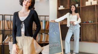 Sắm áo cardigan mỏng vào những ngày trời trở gió là chuẩn bài rồi